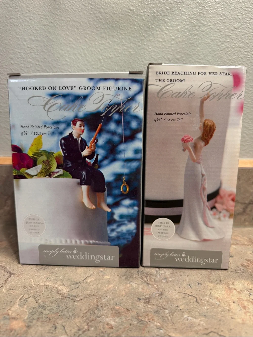 Wedding Cake Topper Set